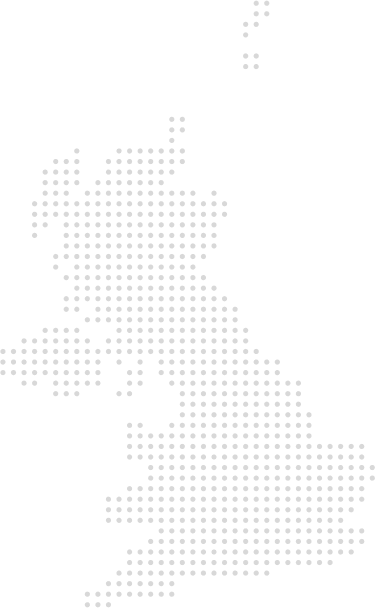United Kingdom dotted map